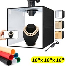 16" Portable Large 160 LED Photo Light Box Tent Studio Photography Shooting Kit