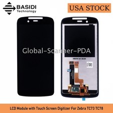 New US LCD Display with Touch Screen Digitizer Assembly for Zebra TC73 TC78
