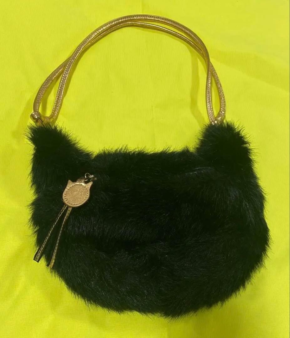 Tsumori Chisato Black Fur Shoulder Bag | eBay