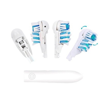 4Pcs Electric Spin Toothbrush Replacement Heads Sensitive Dual Clean Rotating...