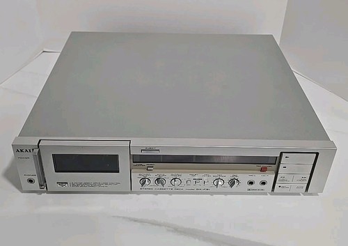 AKAI GX-F31 Stereo Cassette Deck 2 Motor Direct Drive DC Amp Dolby NR TESTED VGC