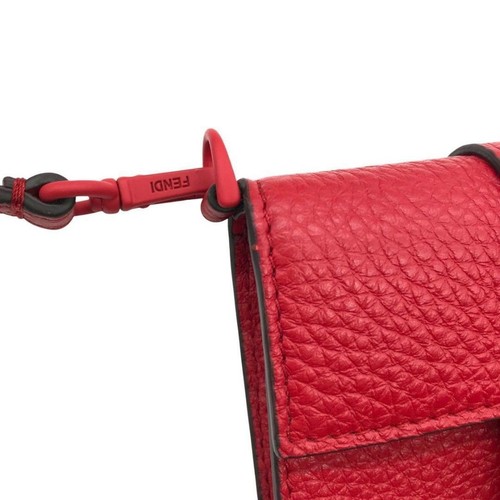 FENDI Micro Baguette Rot Leder Mini Tasche - 100% Original mit Staubbeutel - Luxus - Bild 9 von 19