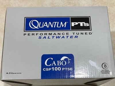 Quantum CABO CSP 100 PTSE Saltwater Fishing Spinning Reel w/ Spare Spool   NEW!