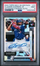 2024 Topps NSCC #17 Vladimir Guerrero Jr. Veterans & Rookies Auto/5 PSA 9