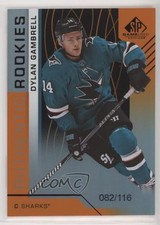 2018 SP Game Used Authentic Rookies Orange Rainbow /116 Dylan Gambrell #118 4re