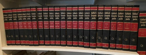 1967 Collier's Encyclopedia Complete Set 24 Volumes Vintage RARE Books 1-24