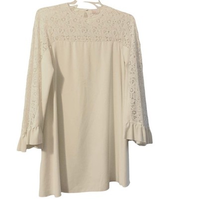 Giamba Paris Dress XS (40 EU) White Giambattista Valli Shift Mini Dainty Wedding