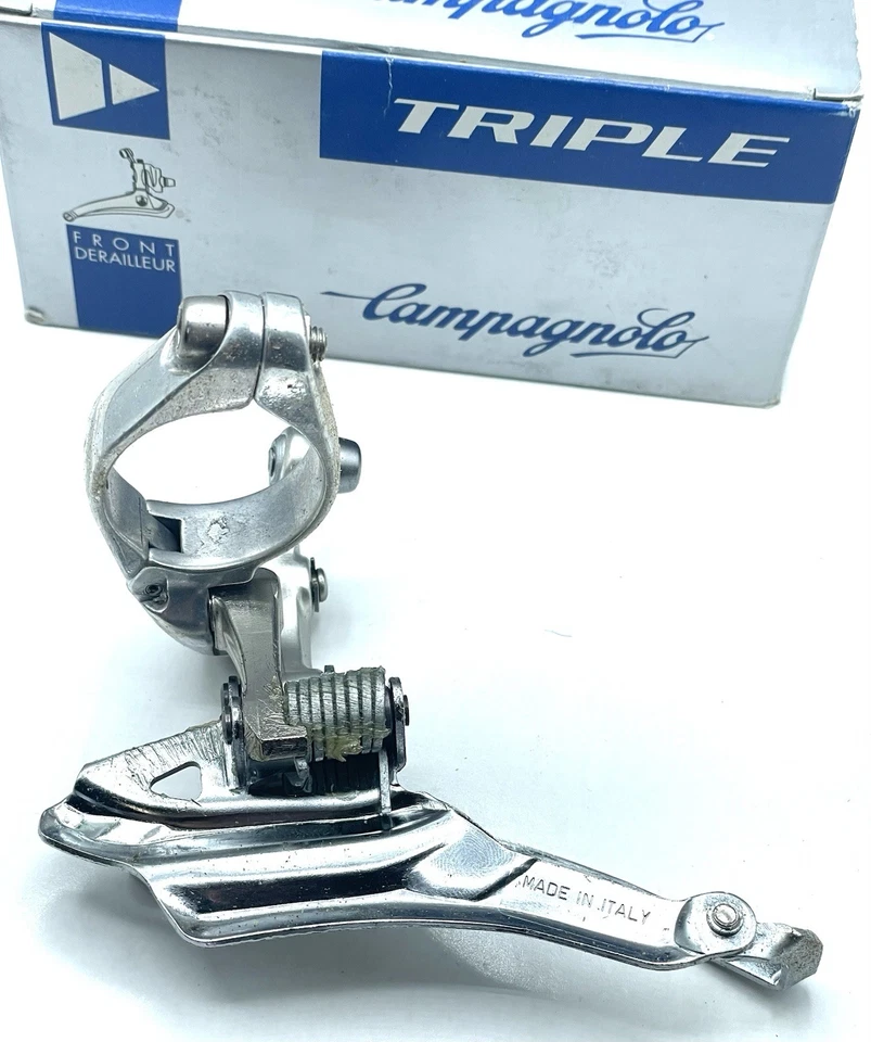 Campagnolo Veloce Triple Front Derailleur 32.0 Bottom Pull NOS Vintage - Image 4 of 4