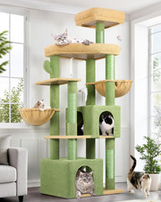 Sturdy Cat Tree, 68-Inch Large Cat Tower for Indoor Adult Cats 20 Lbs Heavy Duty