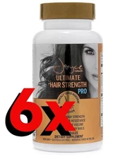 X6  Joyce Giraud Ultimate Hair Strength Pro Supplement 180 Day Supply 12/26