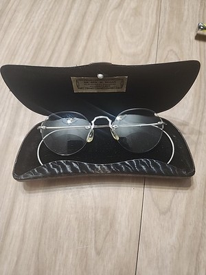 Uhlemann Optical Co Antique Spectacles 12k Gold Filled Original Case