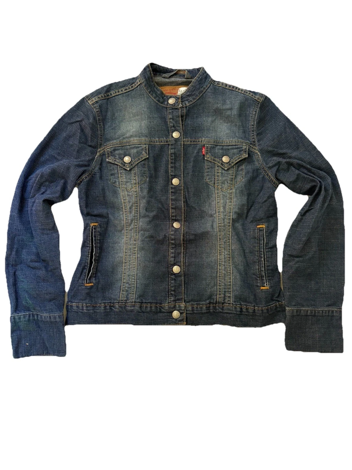 Levi’s Denim Jacket Y2K Faded Relaxed Fit Snap Front
Opens in a new window or tab
