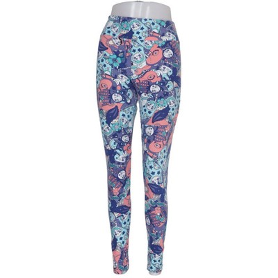 LuLaRoe, Pyjamahose, Größe: XL, Blau/Pink/Mehrfarbig, Elasthan/Polyester #KxK