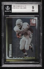 1999 Donruss Elite Rookie Ricky Williams #199 BGS 9 MINT 0i1r