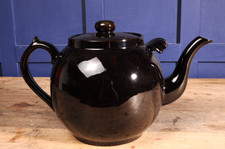 Vintage TeaPot LARGE Brown GLOBE no.9 approx 5.5 pints Brown Betty