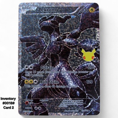 Zekrom 114/114 Pokemon 25th Anniversary Celebrations Rare Full Art