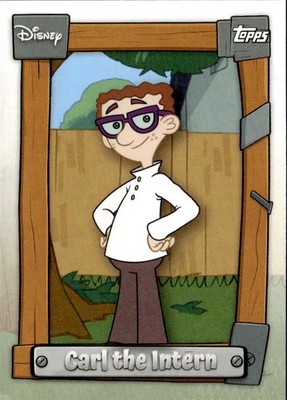 2026 Topps Disney Neon Phineas & Ferb Insert - Carl the Intern #P&F-17