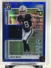 2025 Donruss Optic Jack Bech Blue Hyper (RAW)