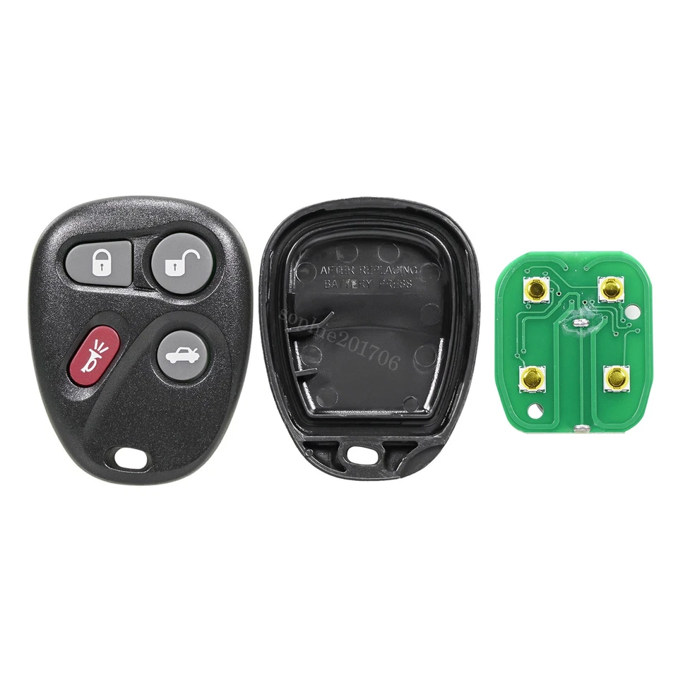 2 Replacement For 2003 2004 2005 2006 2007 Cadillac CTS Remote Key Fob L2C0005T - Image 3 of 4