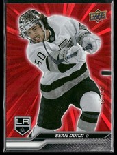 2023-24 Upper Deck Sean Durzi Outburst Red /25 #334 Los Angeles Kings