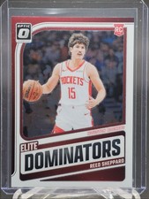 REED SHEPPARD 2024-25 DONRUSS OPTIC ROOKIE ELITE DOMINATORS #5 RC Q5384