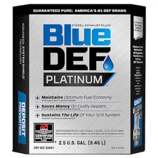 Peak Deg002 Diesel Exhaust Fluid, Platinum, 2.5 Gal, Box, Api/Iso-22241-1
