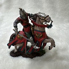 St. Petersburg AeroArt Medieval Knight Mounted 54mm Tin Beautiful Detail signed