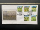05/07/1994 GB Silk FDC:  GOLF w/ 250th Anniversary, Muirfield, Edinburgh SHS
