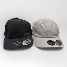 Hurley Nike Dri-Fit Hat X 2 Grey Adjustable Golf Running Sports NWT