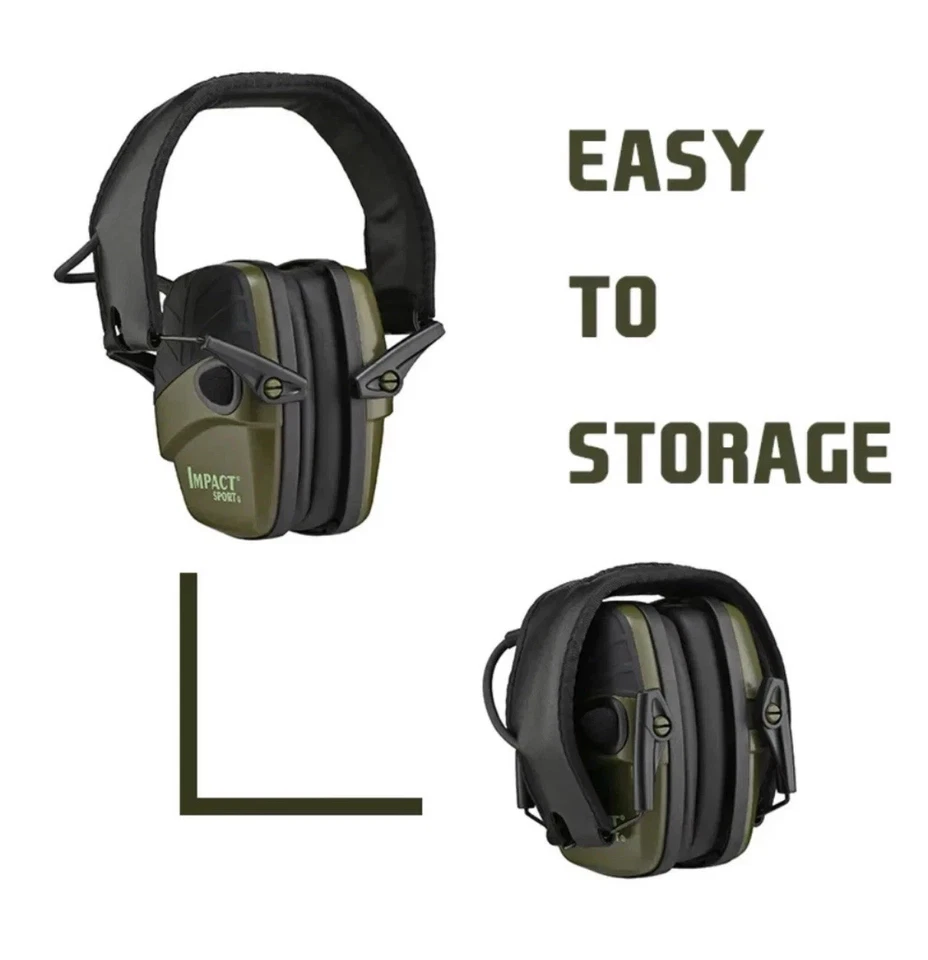 Nuevo Walker’s Razor Slim Electronic Muff FDE Versión Patriot (Verde) EE. UU. Foto 2 de 2