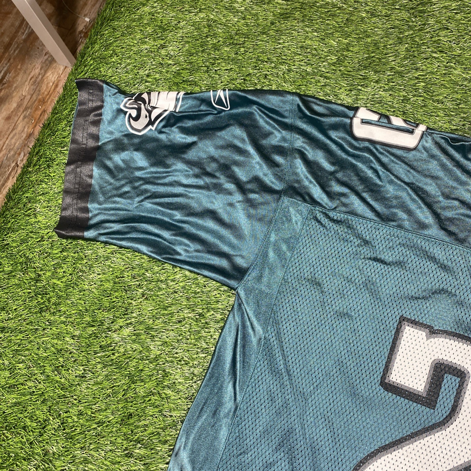 Brian Dawkins Philadelphia Eagles Jersey Mens Jersey Mens 2xl Green #20 Reebok thumbnail 8