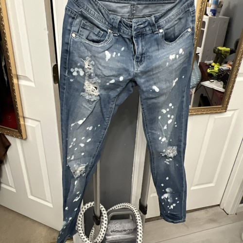 Almost Famous Jeans Junior Gr. 5 Skinny Ripped Distressed - Bild 1 von 5