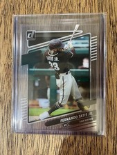 Fernando Tatis Jr 2021 Chronicles Clearly Donruss Baseball No 7 Padres