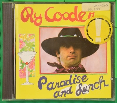 Ry Cooder - Paradise and Lunch - Reprise Records - CD