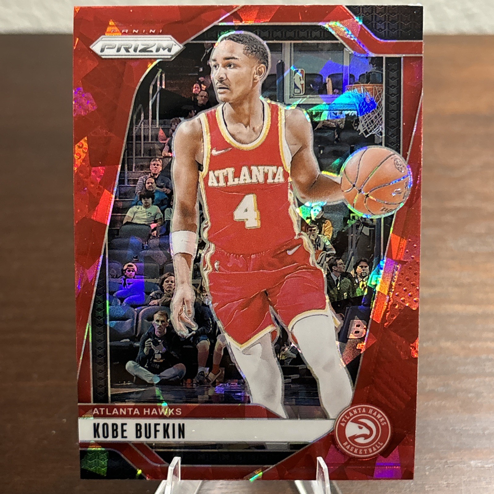 2024-25 Panini Prizm - Kobe Bufkin #166 Red Ice Prizm