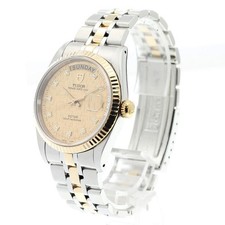 Reloj Tudor Prince Fecha 76213 36 mm SS Esfera Dorada Automático Día-Fecha #C6962