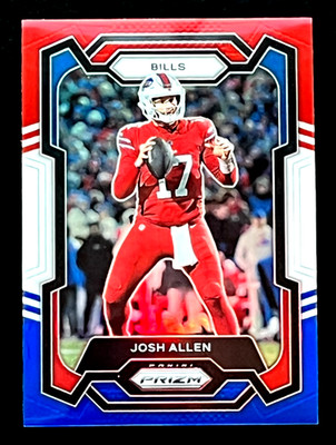 Josh Allen 2023 Panini Prizm Red White Blue Parallel Buffalo Bills #32