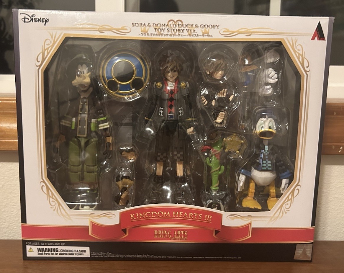 Disney Sora Donald Goofy Kingdom Hearts III Action Figures S
