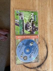 NFL 2K Sega Dreamcast w/ Manual Randy Moss Cover 1998