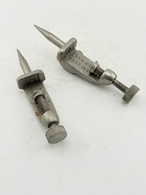 #ad #ad Vintage STANLEY Pointed Clamp Attachments Made in USA Pair $39.00