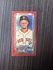 KRISTIAN CAMPBELL 2025 TOPPS ALLEN & GINTER MINI RED REFRACTOR RC #89 2/5