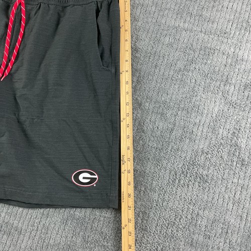 Columbia Georgia Bulldogs pantaloncino uomo grande poliestere elasticizzato casual UGA - Foto 8 di 13
