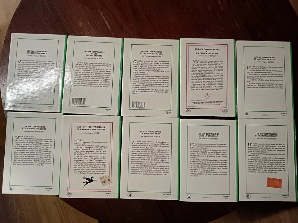 Lot de 10 livres Les six compagnons - Photo 3/3