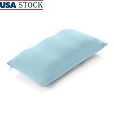 Microbead Bed Pillow Cooling Supportive Fluffy Silky Soft Sleep Comfort New