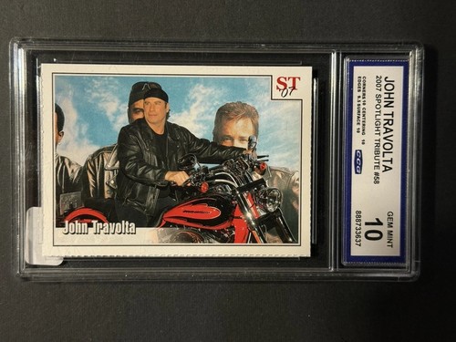 2007 Spotlight Tribute - #58 - John Travolta - CCG 10 GEM MINT Wild Hogs