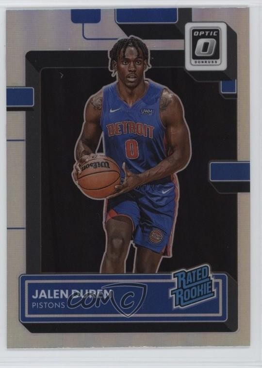 2022-23 Panini Donruss Optic Rated Rookie Holo Prizm Jalen Duren #227 v1i