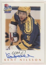 1997 Alfabilder Alfa Stars Auto 1586/2000 Kent Nilsson #16 Auto 0i4g