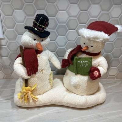 Hallmark Jingle Pals Caroling Snowman Animated Plush