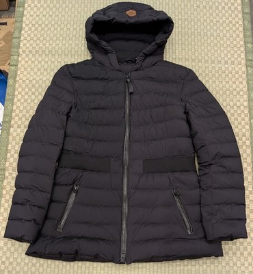 Mackage Kaila Down Hooded Puffer Jacket Black Women's Size Large
