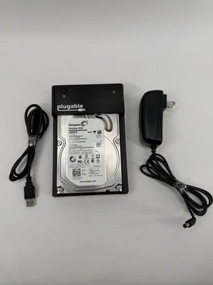 Untested Seagate 2TB External HDD ST2000DM001 Plugable USB 3.0 Dock